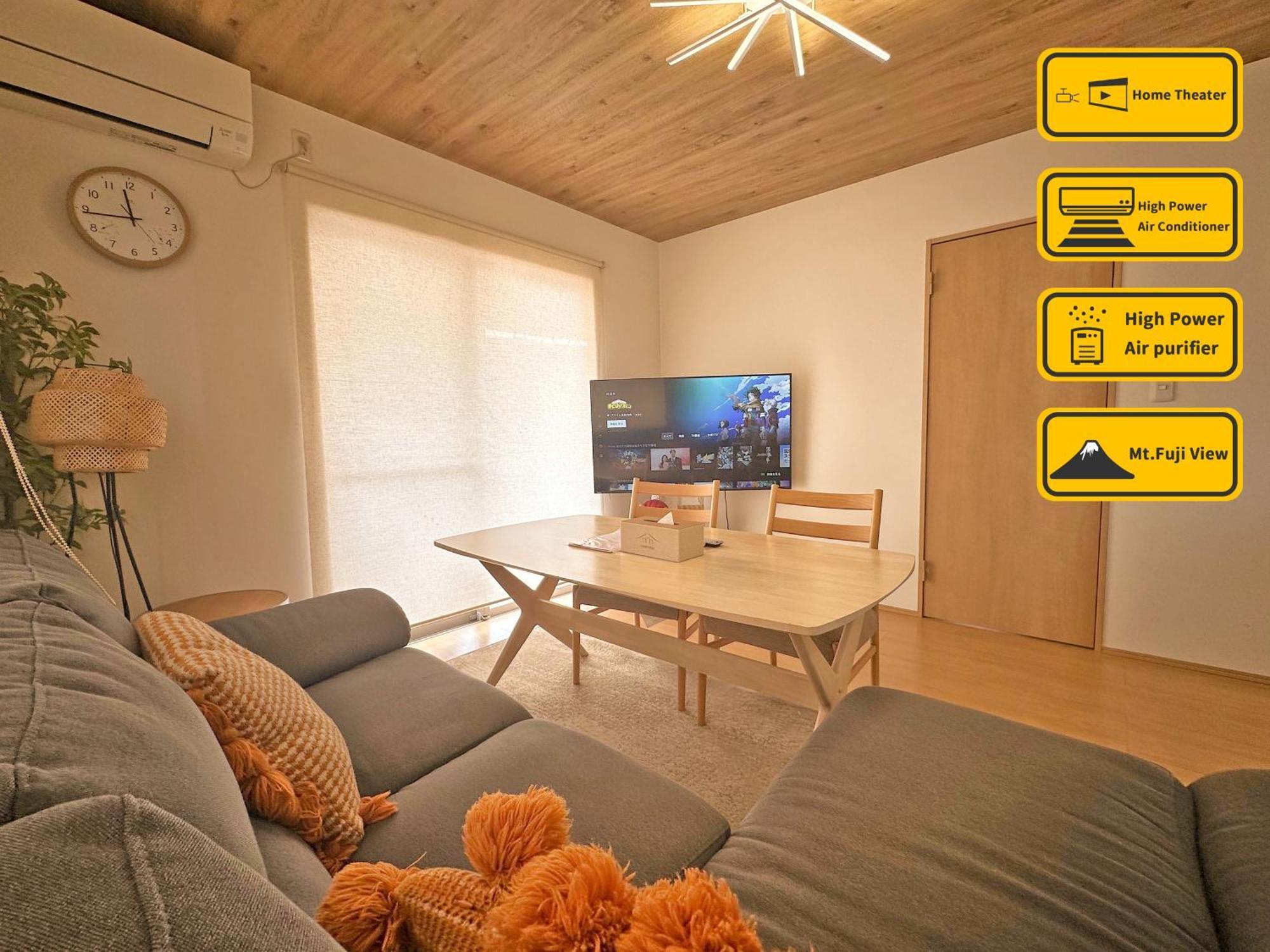 ヴィラ山間堂 Terrace Villa Bbq Bonfire Fuji View Annovillas Фуджикавагучико Екстериор снимка